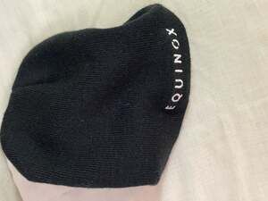 NEW Apollo Equinox Embroidered Black Beanie  GYM workout One Size